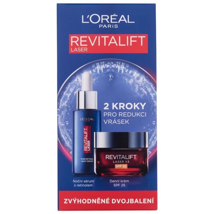 „L'Oréal Revitalift Laser Pure Retinol“ naktinio serumo rinkinys