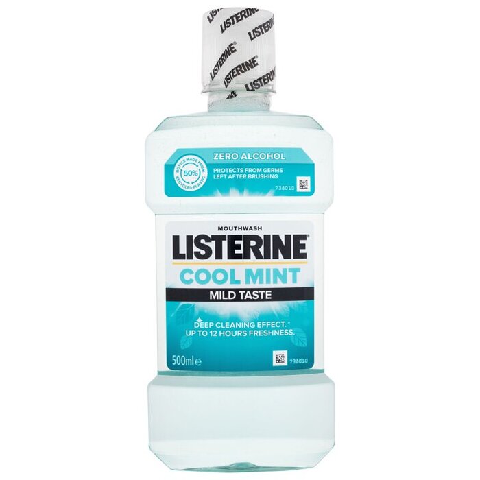 Listerine Cool Mint Mild Taste burnos skalavimo skystis