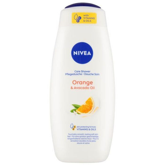 Nivea Orange & Avocado Oil Care dušo gelis – dušo želė