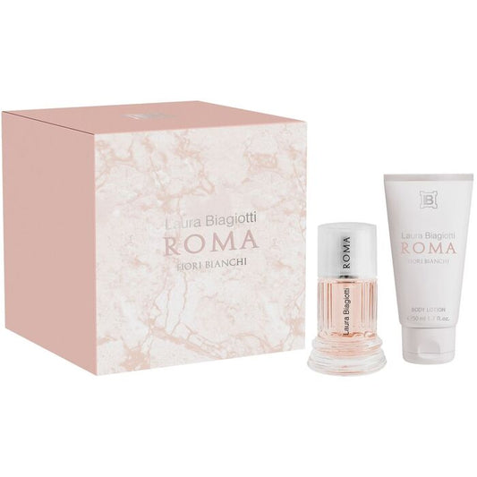 Laura Biagiotti Roma Fiori Bianchi Gift set EDT 25 ml and body lotion 50 ml