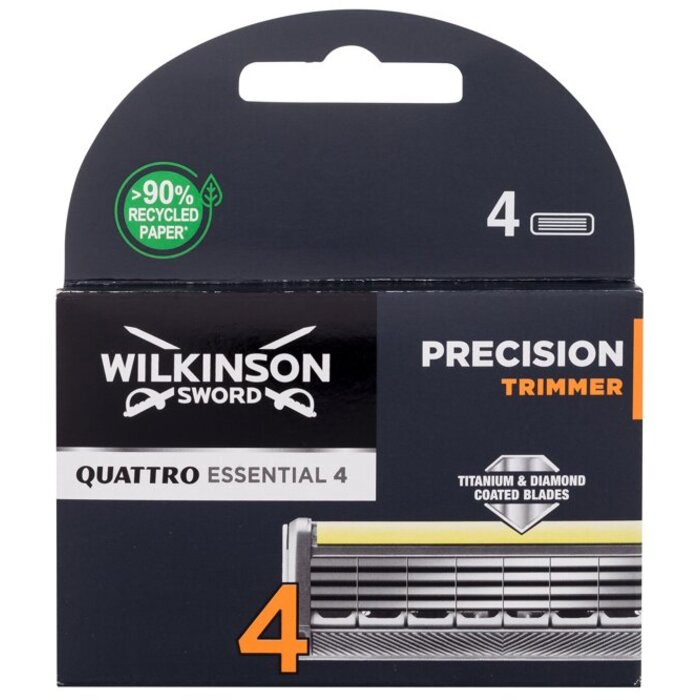 Tikslioji žoliapjovė Wilkinson Sword Quattro Essential 4 (4 vnt.)
