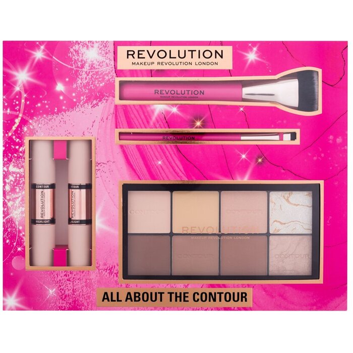 Makeup Revolution All About The Contour dovanų rinkinys 16 g
