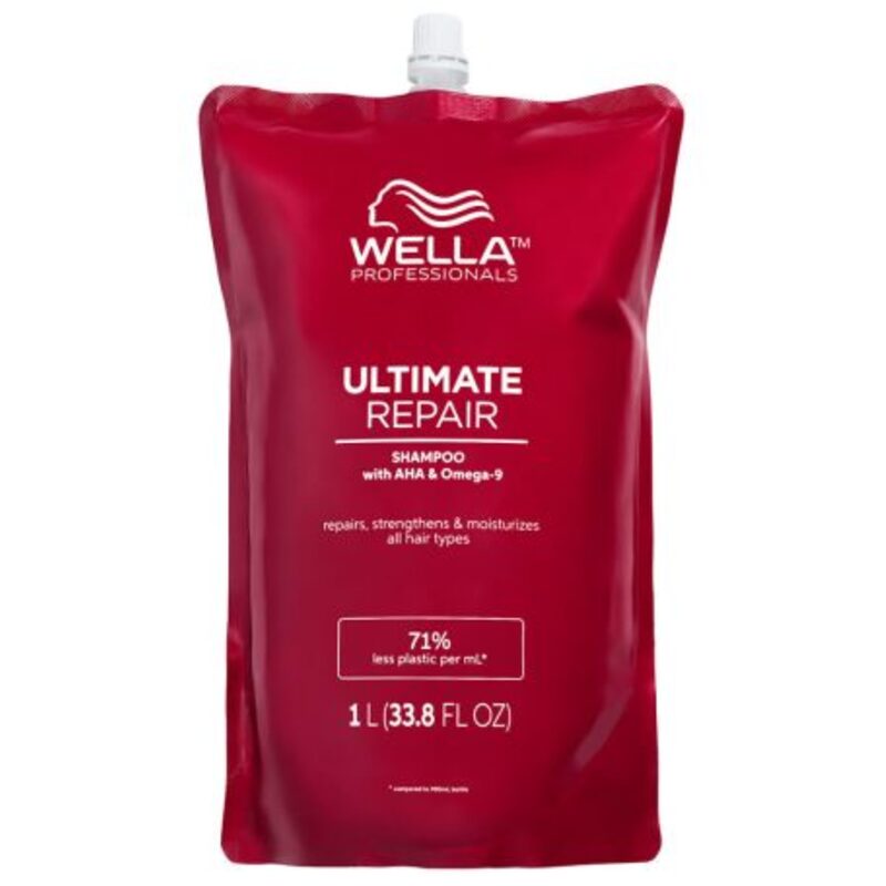Wella Professional Ultimate Repair Šampūnas Papildymas (Papildymas) – kreminis šampūnas pažeistiems plaukams