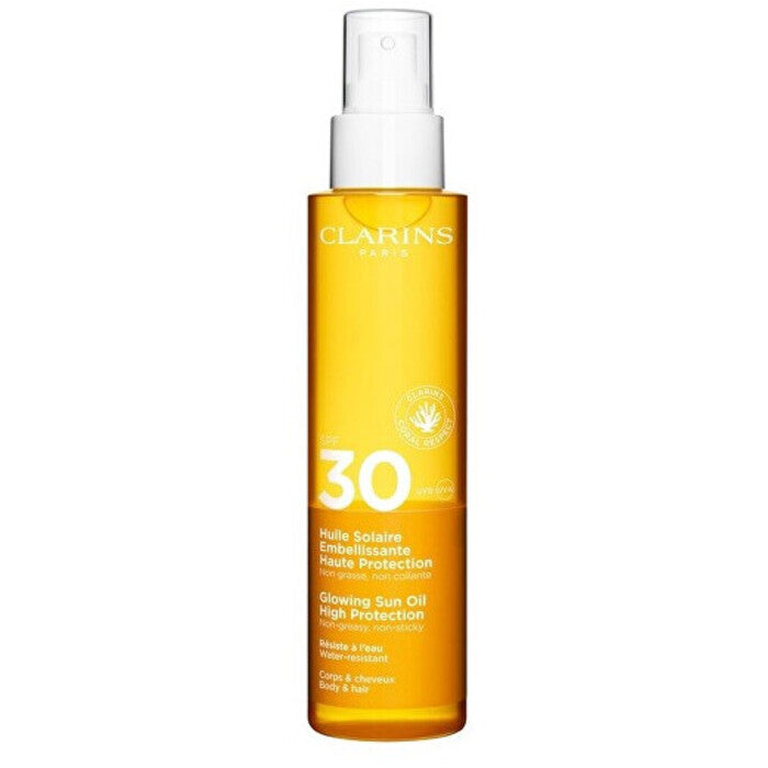 „Clarins“ švytintis saulės aliejus SPF 30
