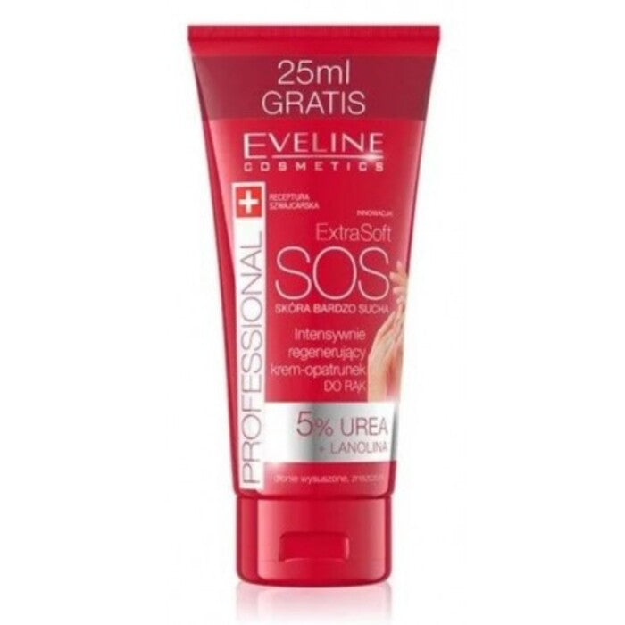 Eveline Cosmetics Extra Soft SOS intensyviai regeneruojantis rankų kremas-kaukė