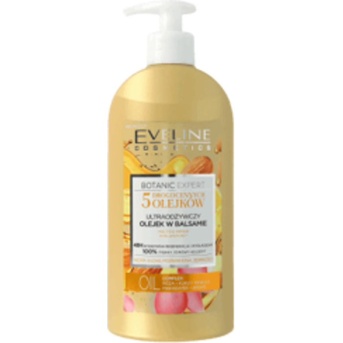 „Eveline Cosmetics Botanic Expert 5 Oils“ itin maitinamasis kūno aliejus-losjonas