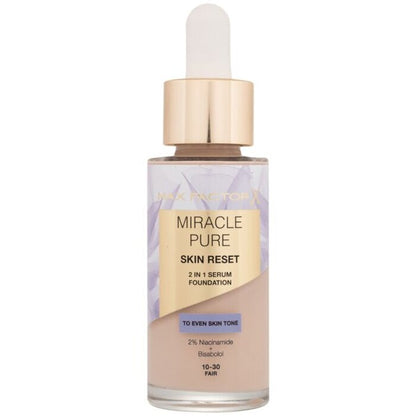 „Max Factor Miracle Pure Skin Reset 2in1“ serumo makiažo pagrindas, 30 ml