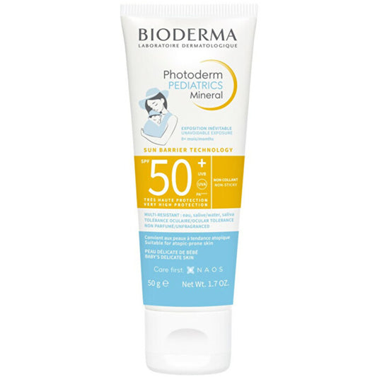 Bioderma „Photoderm Pediatrics“ mineralinis SPF 50+ apsaugos nuo saulės kremas