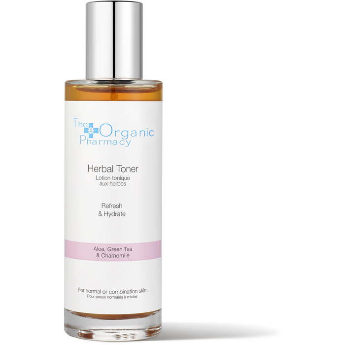 „The Organic Pharmacy“ žolelių tonikas – raminamasis tonikas normaliai / mišriai odai