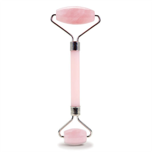 PlumBeauty Rose Quartz Facial Roller - Volelis veido kontūrams
