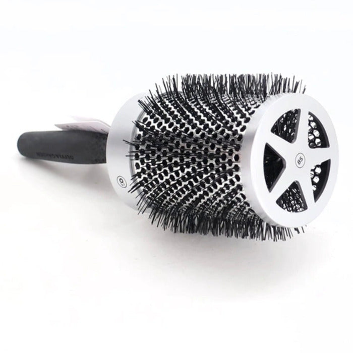 Olivia Garden Essential Blowout Classic Silver (85 mm) - Sidabrinis apvalių plaukų šepetys