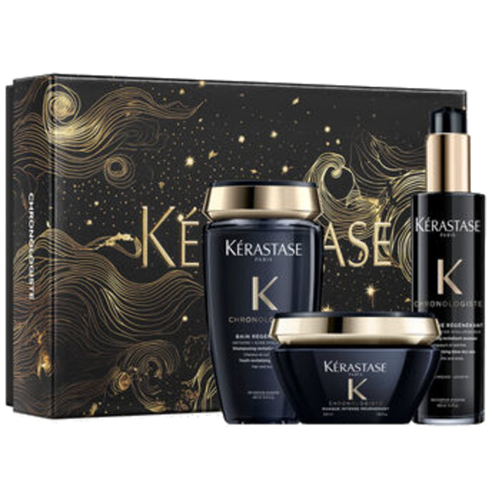 Kérastase Chronologiste prabangus šventinis dovanų rinkinys - plaukų priežiūros dovanų rinkinys