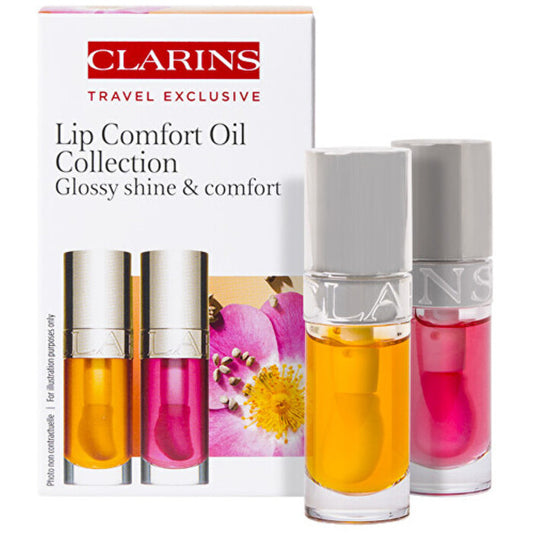 „Clarins Lip Comfort Oil Collection“ – lūpų aliejaus dovanų rinkinys