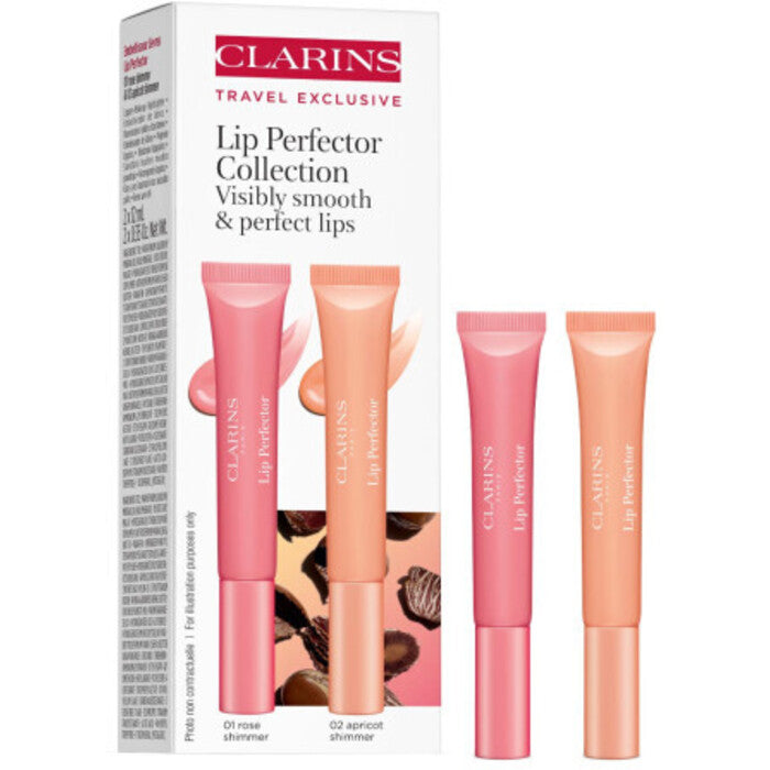 Clarins Lip Perfector kolekcija – lūpų blizgesio rinkinys