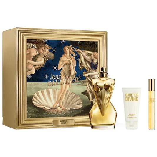Jean Paul Gaultier Gaultier Divine Gift Set EDP 100 ml, EDP miniature 10 ml and body lotion 75 ml