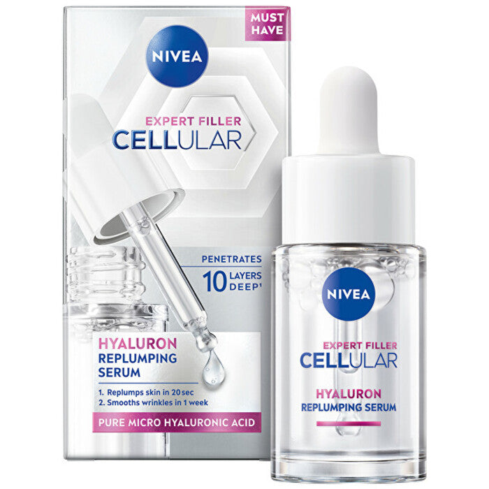 Nivea Cellular Expert Filler Hyaluron – Drėkinamasis serumas nuo raukšlių