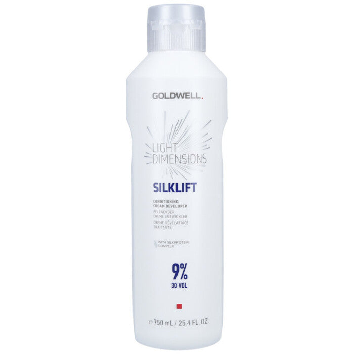 „Goldwell Light Dimensions Silklift“ kondicionuojantis kreminis oksidantas 9 %, 30 tūrio.