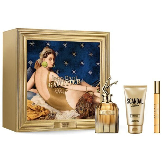 Jean Paul Gaultier Sciral Absolu dovanų rinkinys Parfum 80 ml, kūno losjonas 75 ml ir mini 10 ml