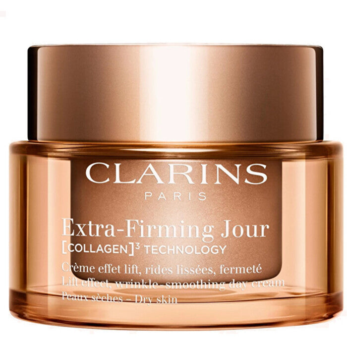 Clarins Extra-Firming Jour Collagen Technology Cream – dieninis stangrinantis kremas sausai odai
