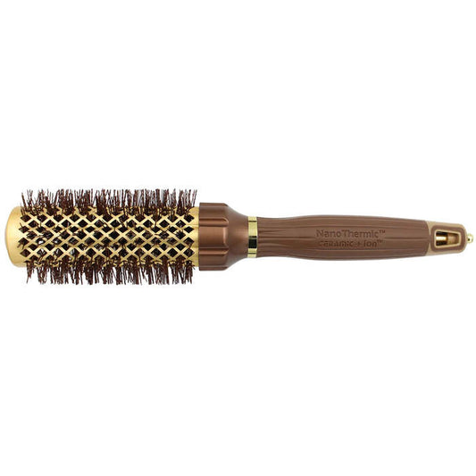 Olivia Garden NanoThermic Ceramic+Ion PowerGrip NT-G34 - apvalus šepetys