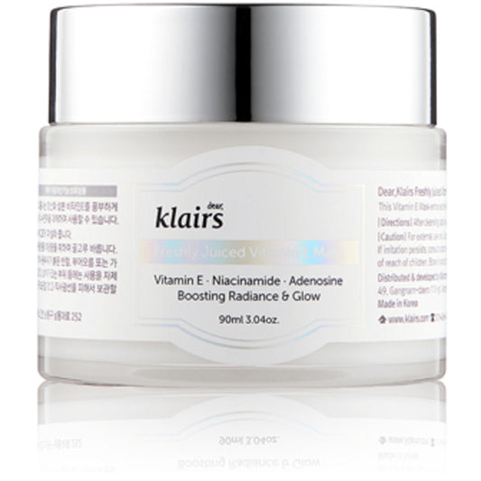 Dear, Klairs Šviežiai spaustų vitamino E kaukė