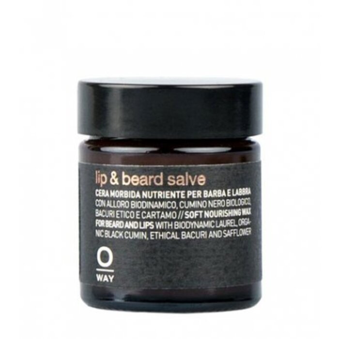 OWAY lūpų ir barzdos balzamas – švelnus ir maitinantis barzdos bei lūpų vaškas