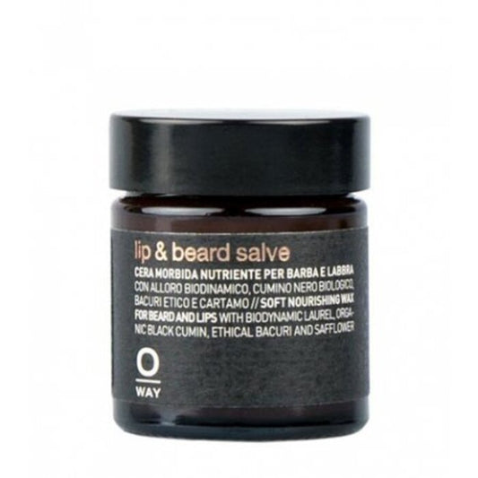 OWAY lūpų ir barzdos balzamas – švelnus ir maitinantis barzdos bei lūpų vaškas