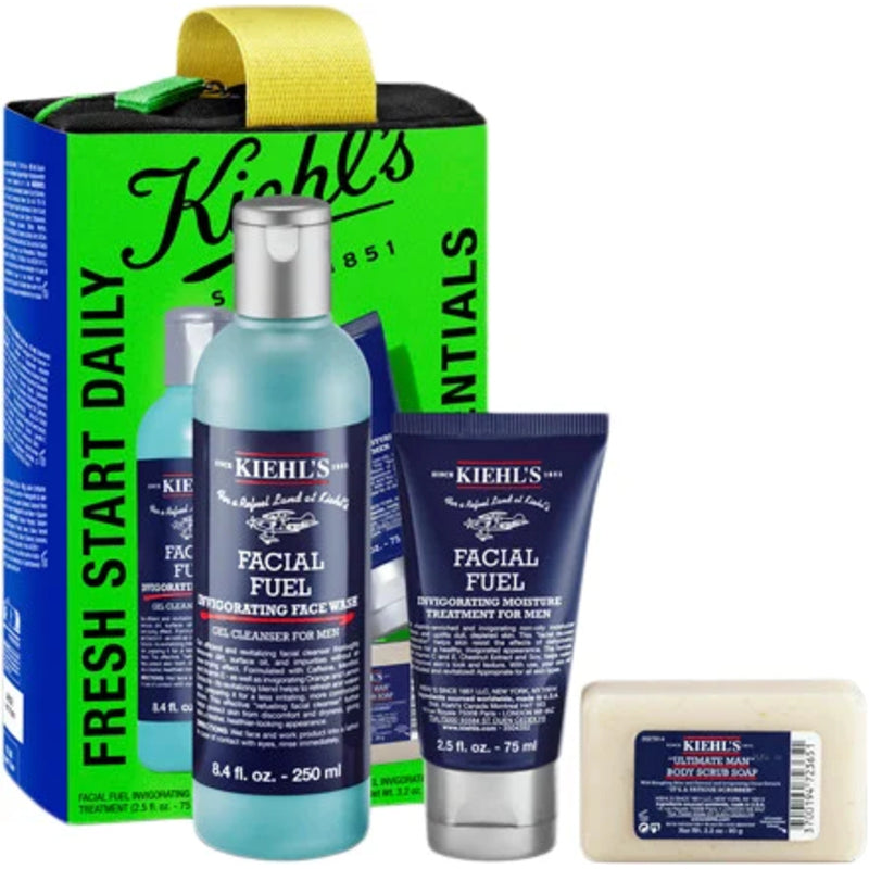 Kiehls Fresh Start Daily Essentials dovanų rinkinys