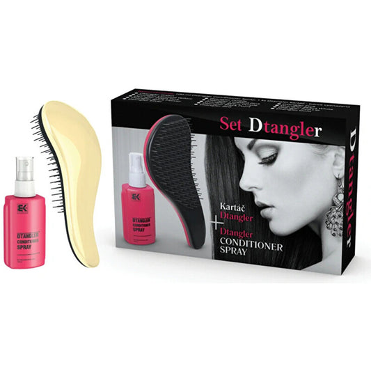 Dtangler kondicionieriaus purškiklio rinkinys auksinis - dovanų rinkinys