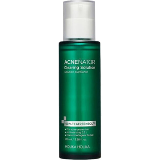 Holika Holika Acnenator Clearing Solution – Valantis ir raminantis viruo riebiai ir probleminei odai