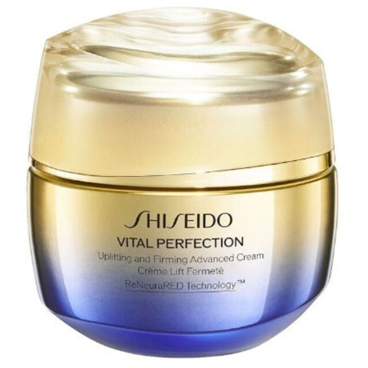 Shiseido „Vital Perfection Uplifting and Firming Advanced Cream“ – intensyvaus stangrinamojo kremo formulė.