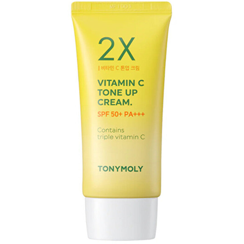 Tony Moly 2X vitamino C toninis kremas su SPF 50+ – skaistinamasis odos kremas