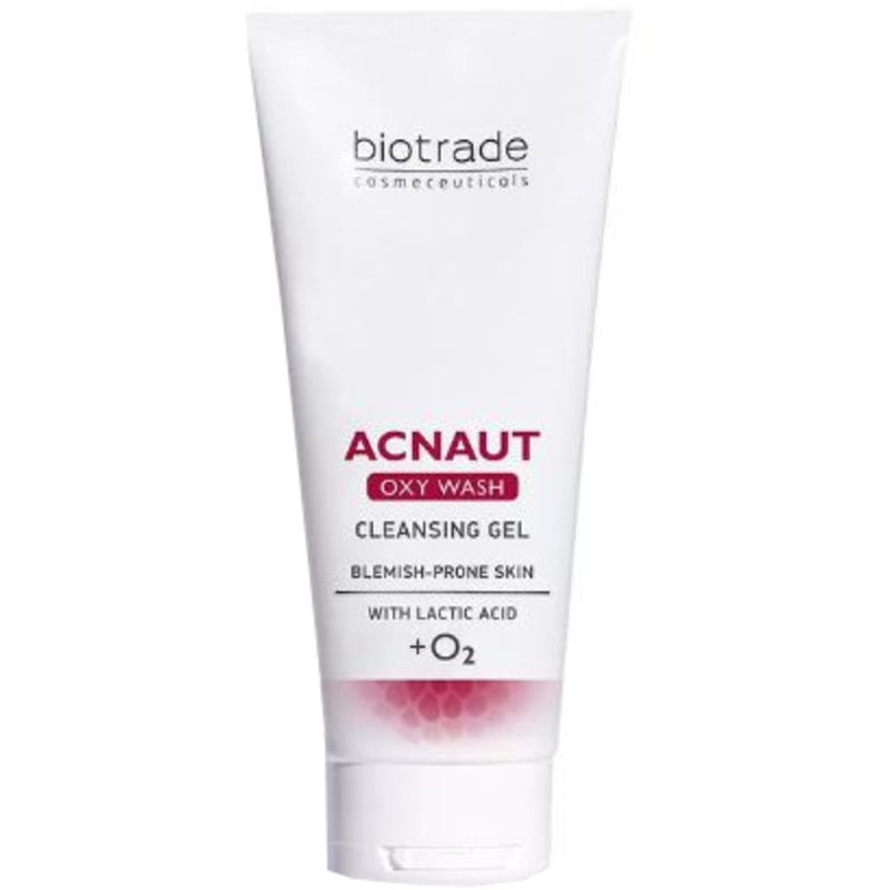 Biotrade Acnaut Oxy Wash Cleansing Gel – valomasis gelis probleminei odai