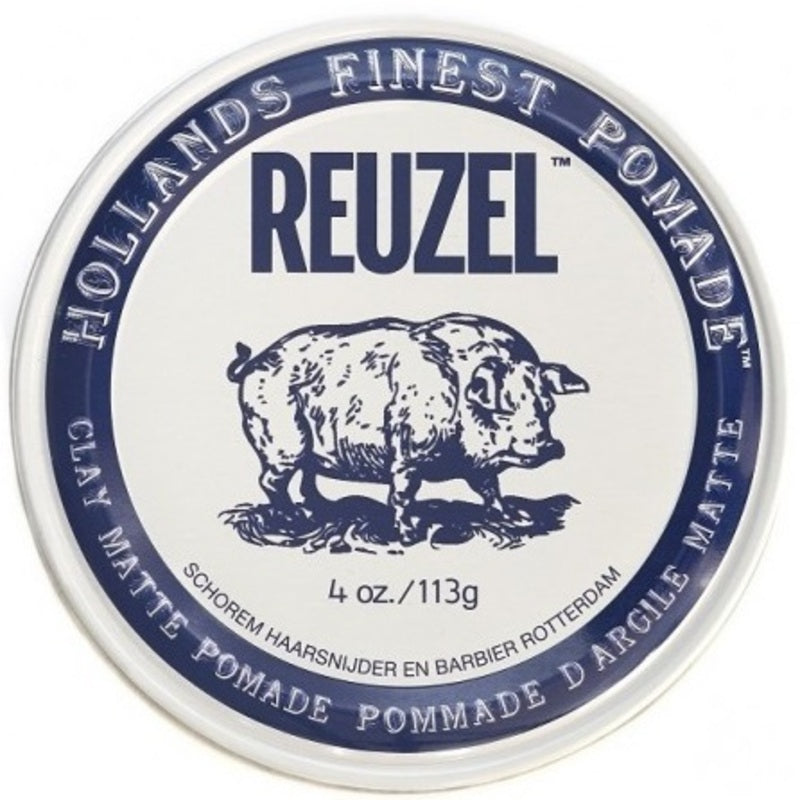 Reuzel Clay Matte Pomade - Matinį efektą suteikianti plaukų pomada su moliu