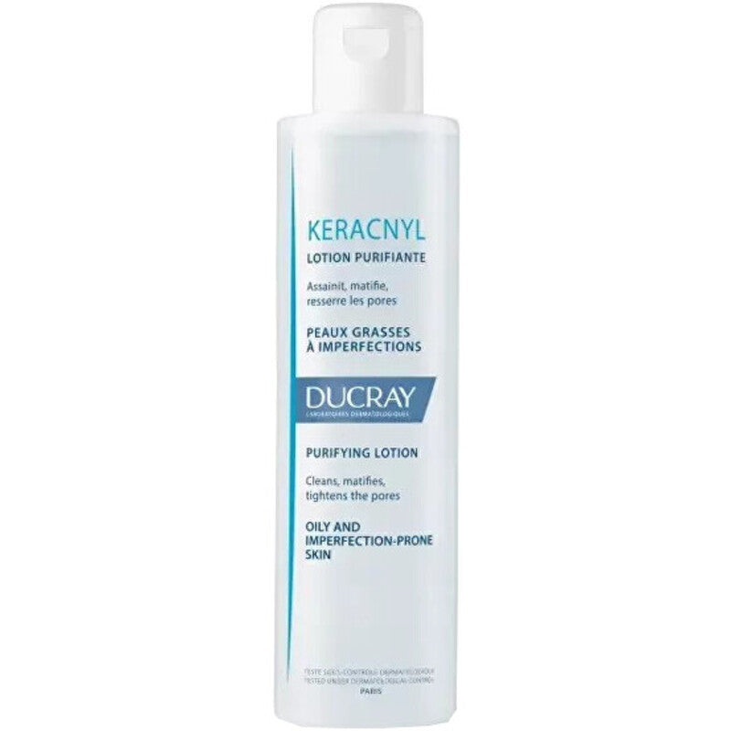 „Ducray Keracnyl Purifying Lotion“ – valomasis losjonas probleminei odai
