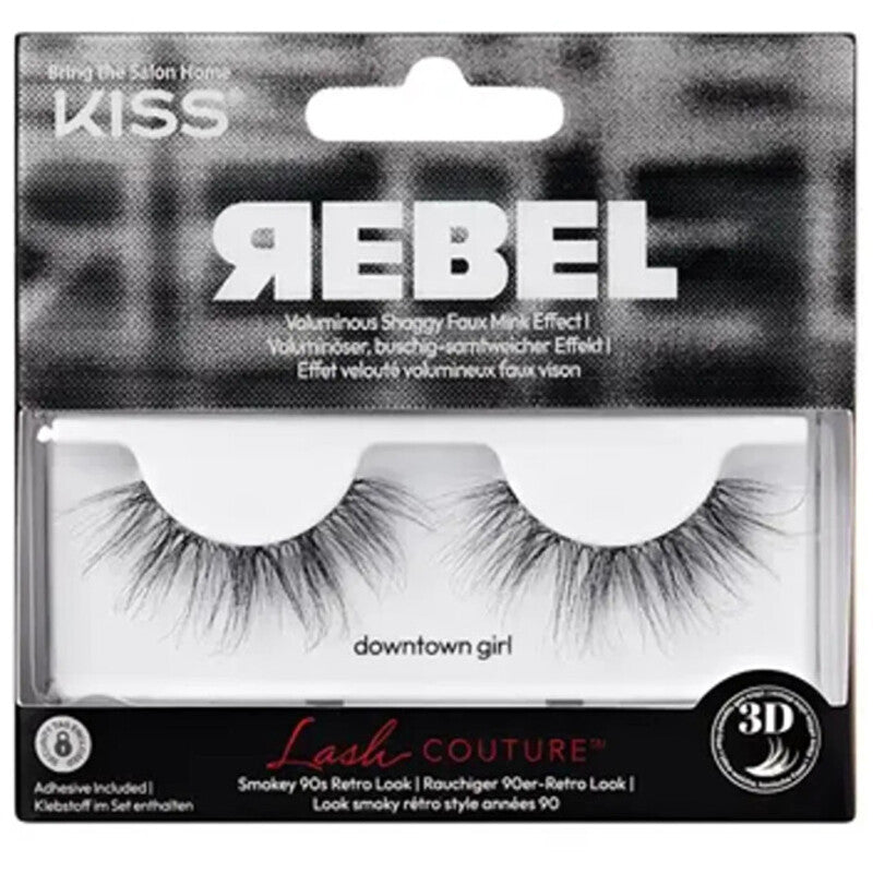 „Kiss My Face Lash Couture Rebel Collection 01 Downtown Girl“ – dirbtinės blakstienos