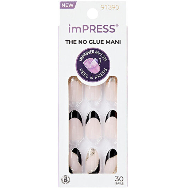 Kiss My Face IMPRESS Nails Illusion – lipnūs nagai (30 vnt.)