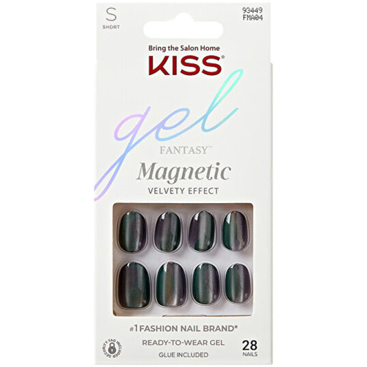 Kiss My Face Gel Fantasy Magnetic Nails - Geliniai nagai (28 vnt.)