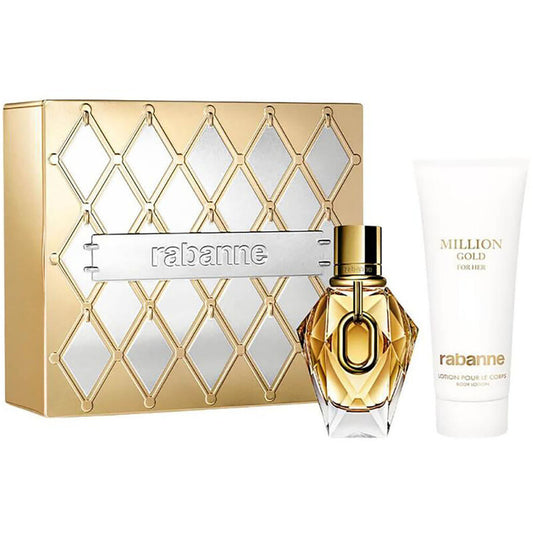 Paco Rabanne Million Gold for Her dovanų rinkinys EDP 50 ml ir kūno losjonas 100 ml