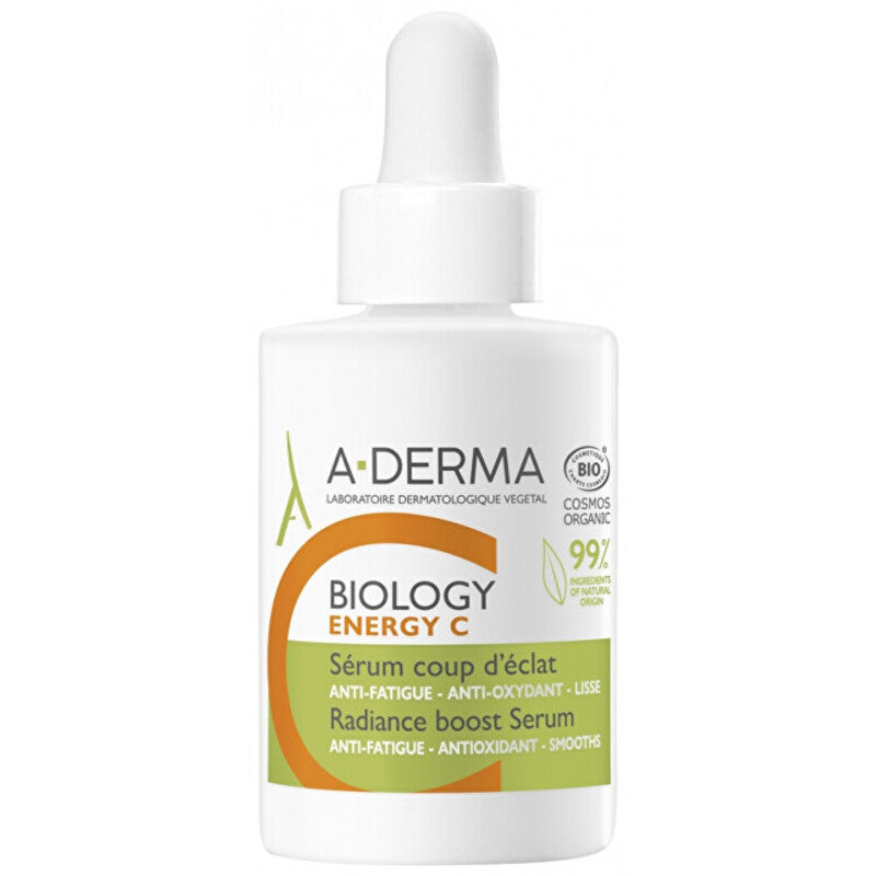 A-Derma Biology Energy C Radiance Boost Serum - skaistinamasis odos serumas