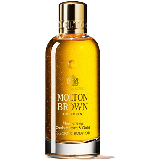 Molton Brown Mesmerizing Oudh Accord ir Gold Precious Body Oil – kūno aliejus