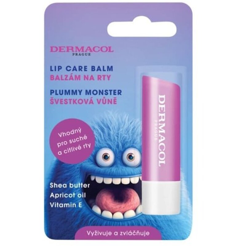 Dermacol lūpų priežiūros balzamas „Plummy Monster“ – maitinamasis lūpų balzamas