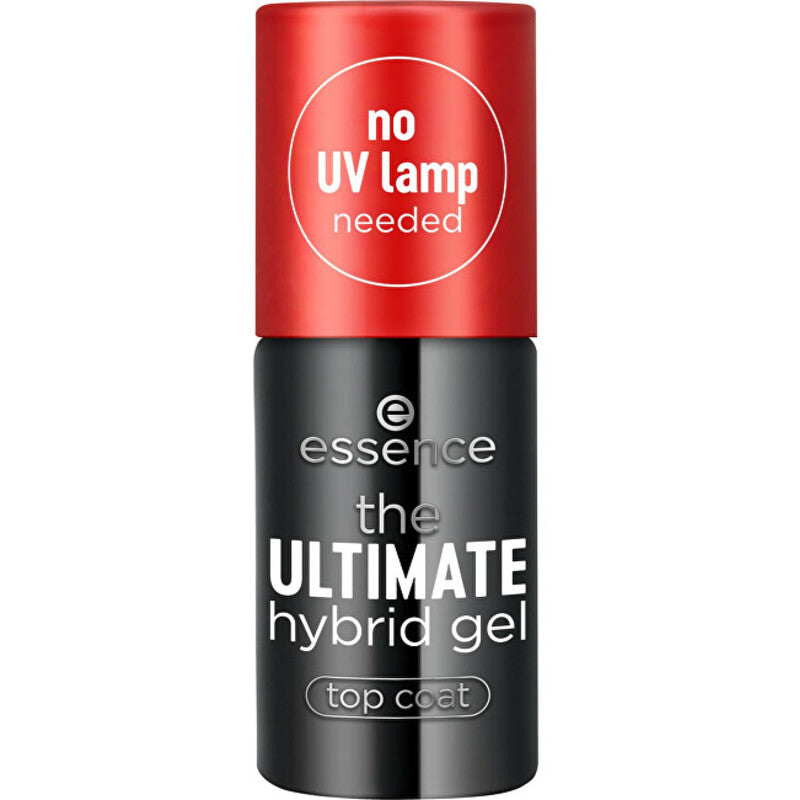 „Essence Ultimate Hybrid“ gelinis viršutinis sluoksnis – viršutinis nagų lako sluoksnis, 8 ml