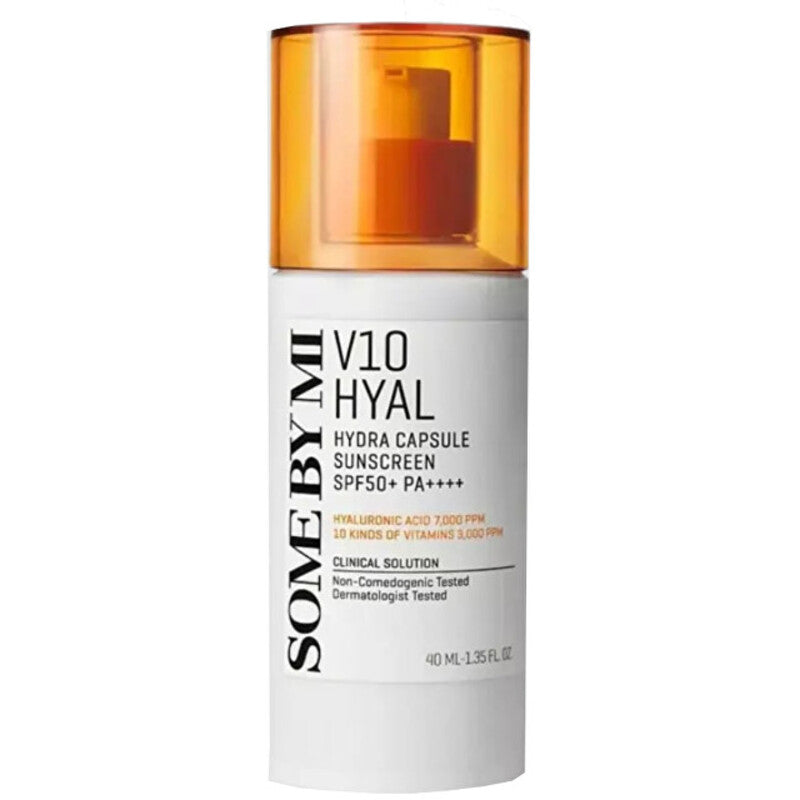 Some By Mi V10 Hyal Hydra Capsule Apsauginis kremas nuo saulės SPF 50+ – Apsauginis odos kremas nuo saulės