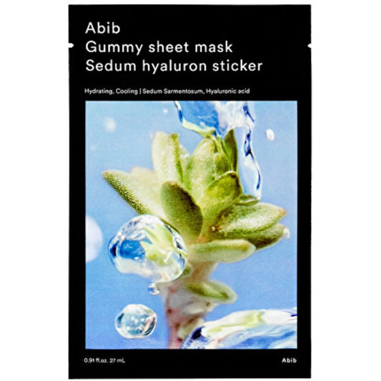 Abib Sedum Hyaluron Sticker Gummy Sheet Mask - Drėkinanti lakštinė kaukė