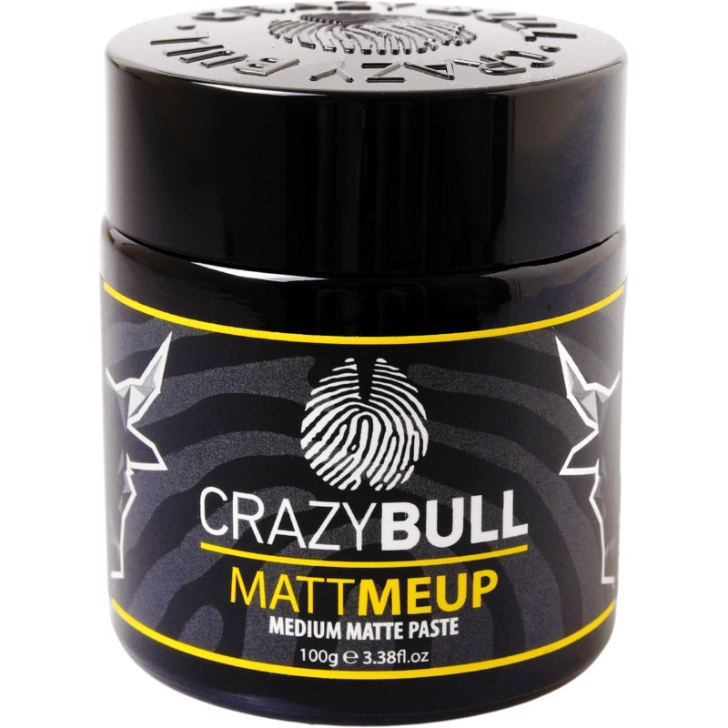 CrazyBull Matt Meup Medium Matte Paste - Plaukų formavimo pasta