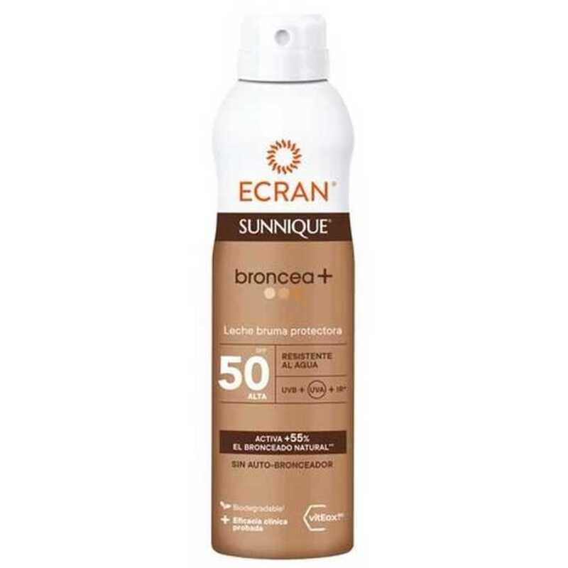 Ecran® Sunnique® Broncea+ Protective Mist SPF 50 – Apsauginis kūno purškiklis