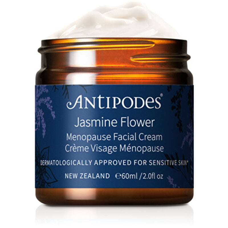 „Antipodes“ jazminų žiedų menopauzės veido kremas – kremas odai menopauzės metu