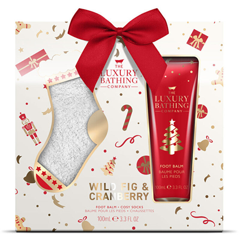 Luxury Bathing Company Foot Care Gift Set (figs and cranberries)