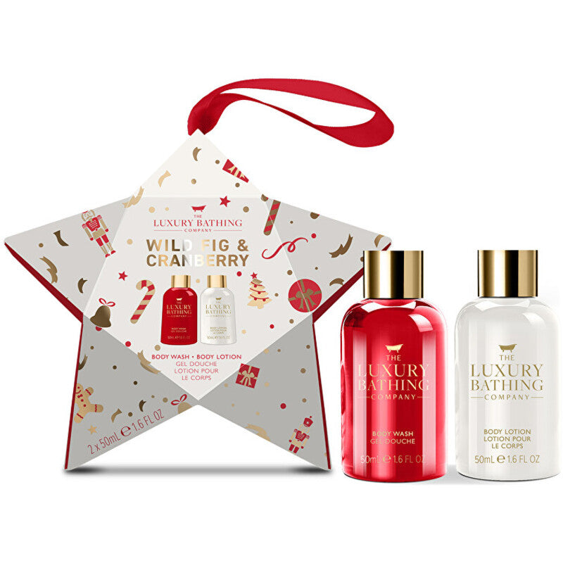 Luxury Bathing Company Body Care Gift Set (figs and cranberries)